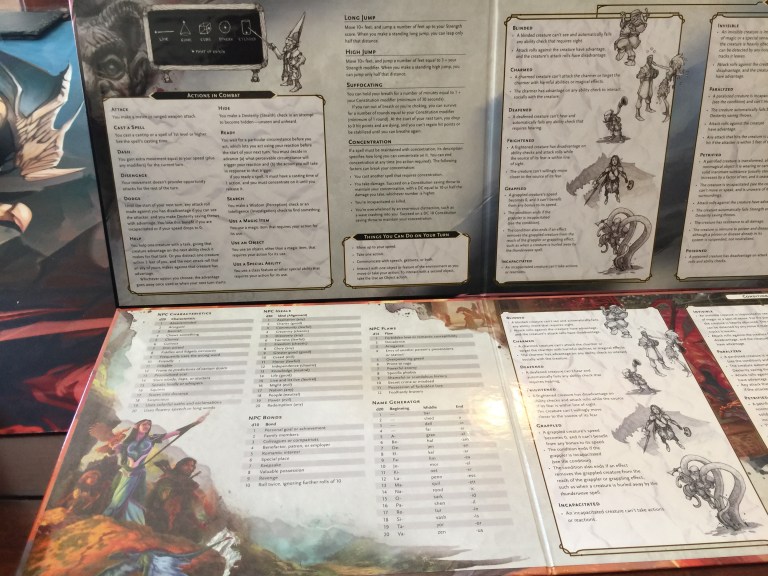 Hands on look at the D&amp;D 5E GM Screen Reincarnated – Runkle Plays Games